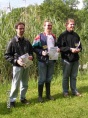 v.l.n.r. Rdiger Strau jun., Bernd Liesch und Maik Luplow,